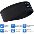 Women Wireless Music Eye Mask Bluetooth-Compatible Sleeping Earphone Man Smart Sport Headband Headset with Mic Yoga Hair Bands