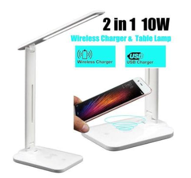 Eye Protection Desk Lamp Wireless Charger Stepless Dimming