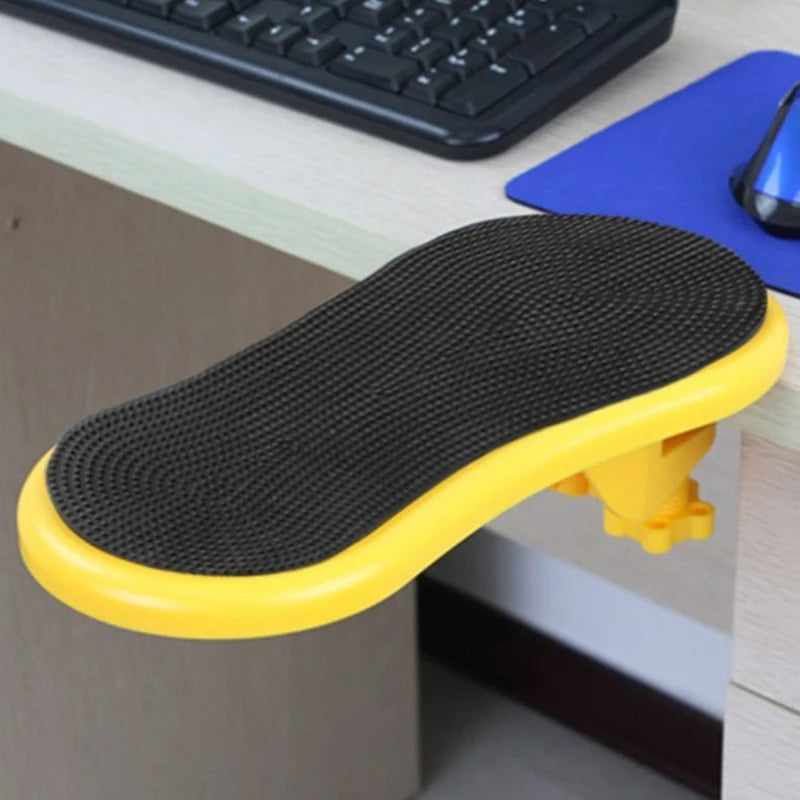 Computer Arm Rest For Desk Adjustable Ergonomic Wrist Rest Support For Keyboard Armrest Extender Rotating Mouse Pad Holder