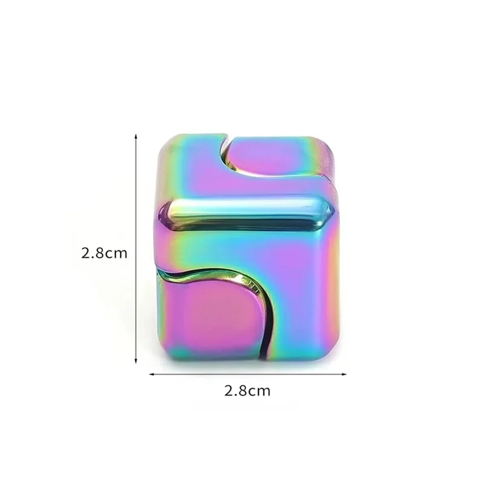 Fidget Spinner Toys Cube Metal Cool Stuff Desk Gadgets Office Toys Small Anxiety Figette Sensory Toy ADHD Tool for Teens Adults